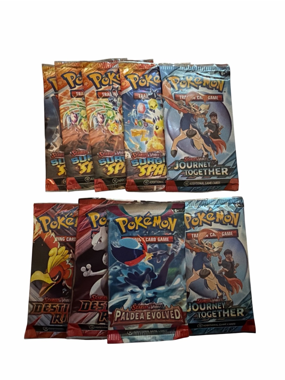 Pokémon Trading Card Game Booster Pack Lot